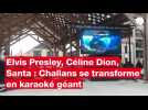 Vid�o Elvis Presley, C�line Dion, Santa : Challans se transforme en karaok� g�ant