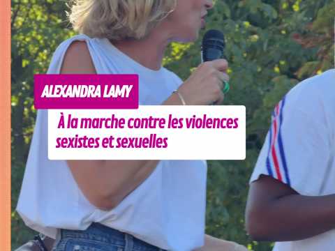 VIDEO : Alexandra Lamy �tait � la marche cont&hellip;