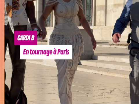 VIDEO : Cardi B en tournage en plein Paris