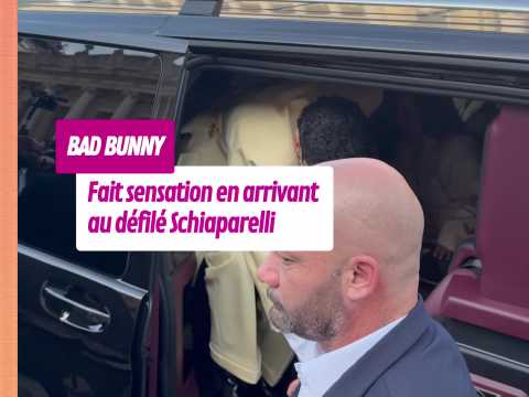 VIDEO : Bad Bunny fait sensation en arrivant&hellip;