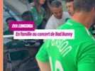 Vid�o Eva Longoria aper�ue en famille au concert de Bad Bunny � Paris? avec le fameux J�r�my