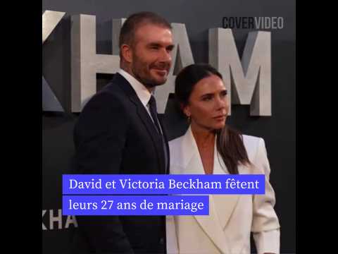 VIDEO : David et Victoria Beckham f�tent leur&hellip;