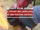 Vid�o Faits divers - 2.000 hectares br�l�s, six suspects dont un pompier arr�t�s? 48 heures que l?incendie en for�t de Fontainebleau fait rage