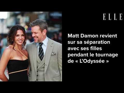 VIDEO : Matt Damon revient sur sa s�paration&hellip;