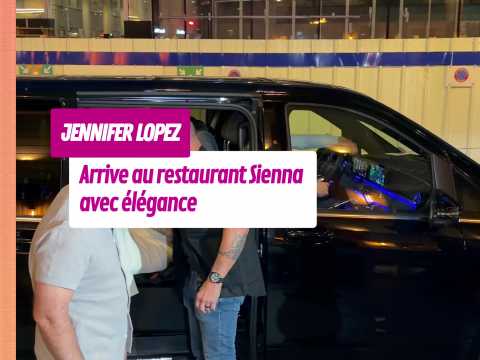 VIDEO : Jennifer Lopez au restaurant Sienna
