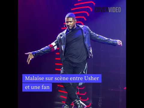 VIDEO : Usher humili� par une fan sur sc�ne
