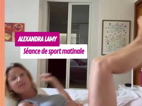 VIDEO : Alexandra Lamy d�marre sa journ�e ave&hellip;