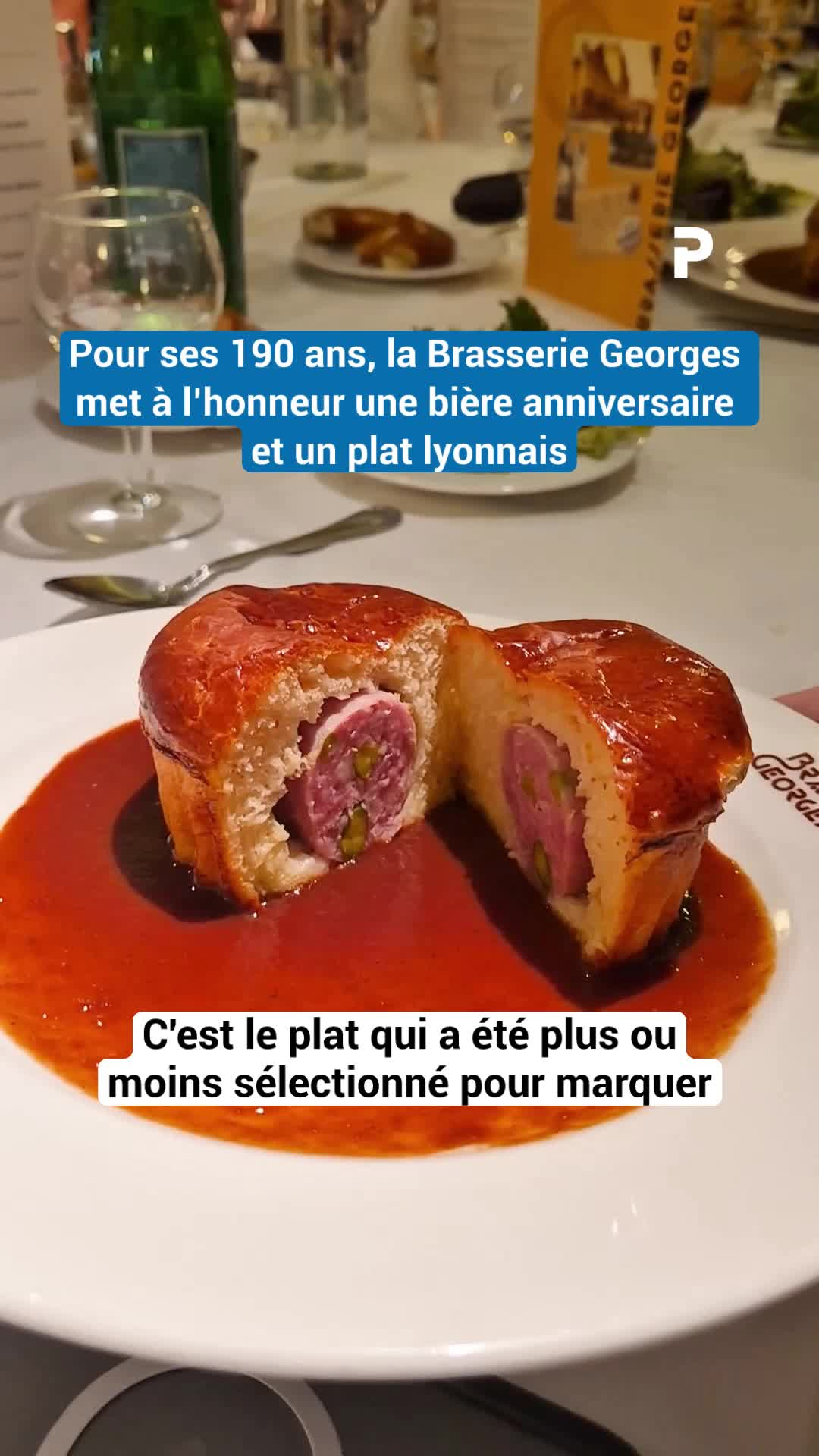 Pour ses 190 ans, la Brasserie Georges met à l’honneur une bière et un plat anniversaire