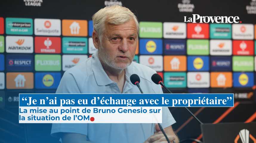 VIDÉO OM : après ses déclarations à Rennes, la mise au point de Bruno Genesio