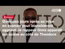 VIDÉO. Après sa mise en examen pour blanchiment aggravé, le rappeur Gims apparaît sur scène au côté de Theodora
