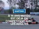 Matéo Rivals, champion de France de karting