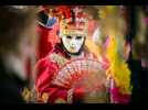 Au plus près du défilé des costumés du carnaval vénitien de Remiremont
