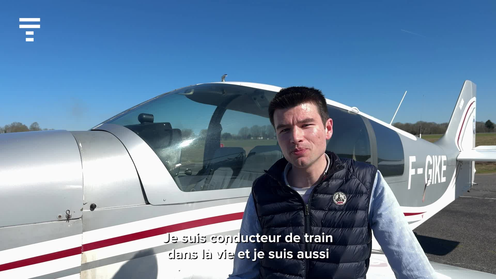 Conducteur de train, ce Breton est aussi pilote d'avion et diplômé de la marine marchande ! [Vidéo]