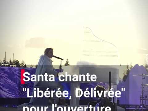 VIDEO : Santa chante Lib�r�e, D�livr�e pour&hellip;