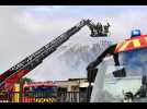 VIDÉO. Incendie dans une entreprise à Lanester : le gérant et un salarié témoignent
