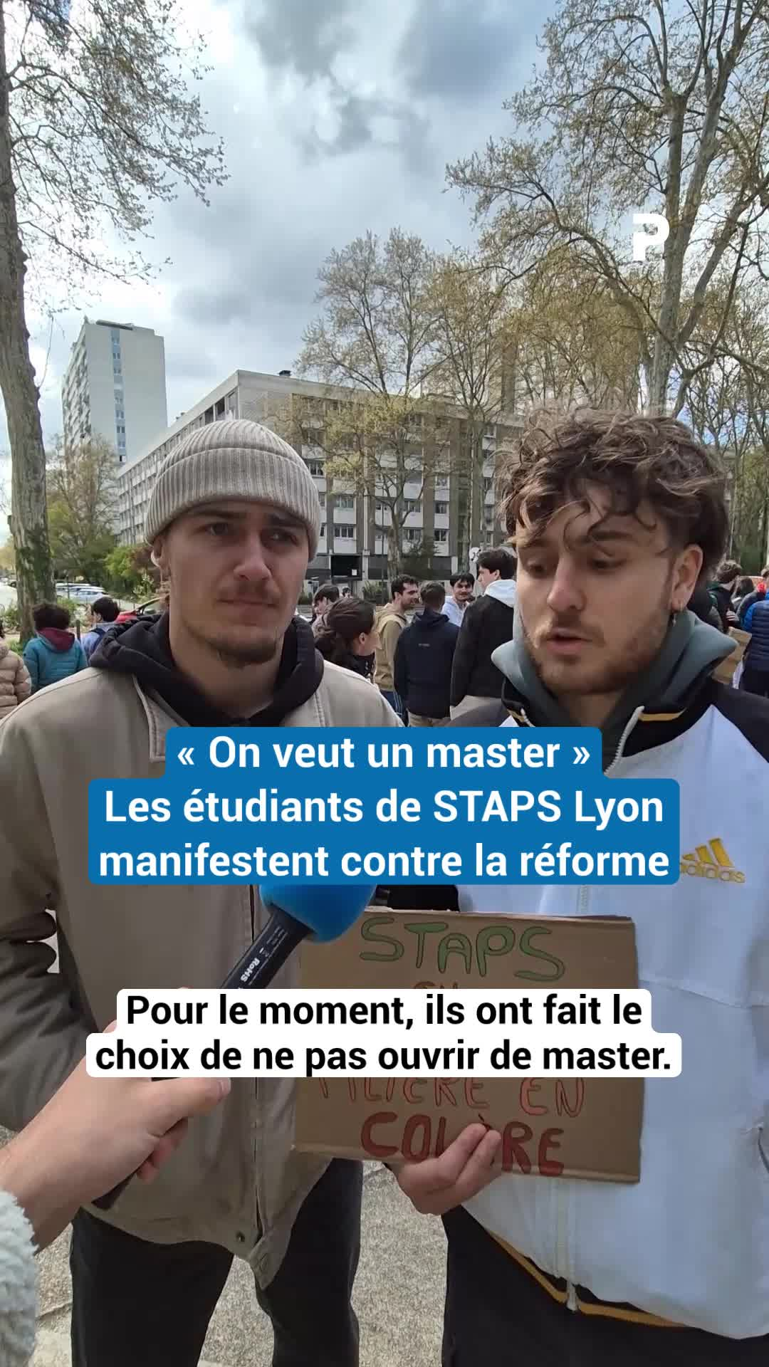 « On veut un master » : les étudiants en STAPS Lyon et Saint-Étienne ...