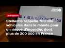 VIDÉO. Stellantis rappelle 700 000 véhicules dans le monde pour un risque d'incendie, dont plus de 200 000 en France