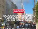 Toujours sans logement, 1 mois après l'incendie de leur appartement