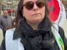 Laurie Rohart, déléguée syndicale FSU de Dunkerque explique la manifestation du mardi 31 avril sur la place Jean-Bart