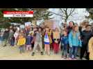 VIDÉO. Une centaine de manifestants contre les fermetures de classes en pays d'Ancenis
