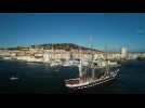 Escale à Sète 2026 : suite de l'arrivée du Belem dans le port pour débuter la grande parade