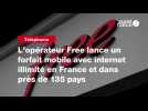 VIDEO. L'opérateur Free lance un forfait mobile avec internet illimité en France et dans près de 135 pays