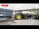 VIDÉO. Prix des carburants : une cinquantaine d'agriculteurs manifestent devant un dépôt pétrolier à Caen, ce mercredi