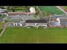 Le stade Vandeveegaete vue en drone