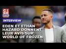 Eden et Ethan Hazard sur la nouvelle attraction World Of Frozen de Disneyland Paris Adventure Land