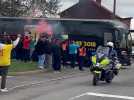 Derby Lille - Lens: le départ du bus Lensois