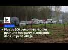 Plus de 500 personnes réunies pour une free party clandestine à Havrincourt