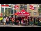 VIDÉO. Une manifestation à l'appel de la CGT pendant la session de la Région Normandie à Rouen