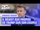 « Ni élégants ni à la hauteur » : Emmanuel Macron réagit aux propos de Donald Trump sur son couple