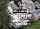 Trois blessés dans un face-à-face sur la route dans le Gers