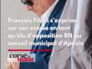 François Filoni s'exprime sur son entrée en tant qu'élu d'opposition RN au conseil municipal d'Ajaccio