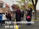 Deux rassemblements contre des fermetures de classe à Liévin