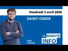 La Minute Info de L'Indépendant du 3 avril 2026