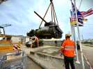 VIDÉO. Un char américain de la Seconde Guerre mondiale prend ses quartiers à Batz-sur-Mer