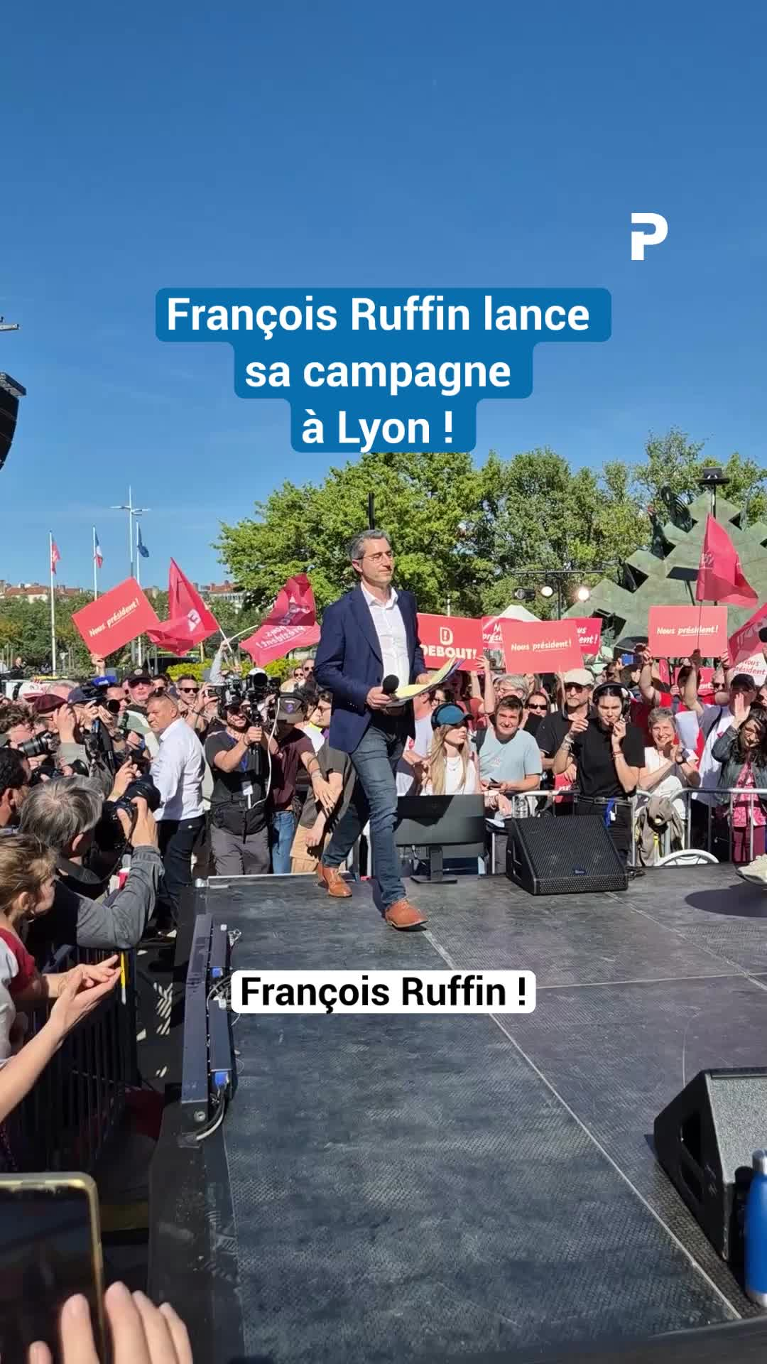 François Ruffin lance sa campagne à Lyon ! Le travail au cœur du discours
