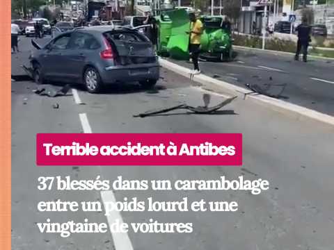 VIDEO : Spectaculaire carambolage routier � A&hellip;