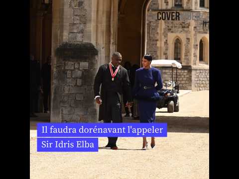 VIDEO : Idris Elba a �t� fait chevalier par l&hellip;