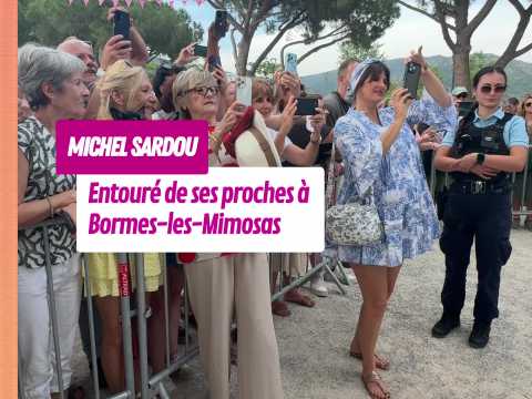 VIDEO : Michel Sardou entour� de ses proches&hellip;