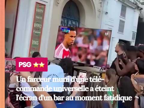 VIDEO : Victoire du PSG : sc�ne cocasse dans&hellip;