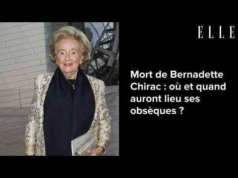 VIDEO : Mort de Bernadette Chirac : o� et qua&hellip;