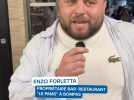 Enzo Forletta inaugure son Bar-restaurant "Le Pams" à Bompas