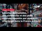 VIDÉO. Listeria : des salades, des sandwichs et des plats cuisinés rappelés par plusieurs enseignes dans la France entière