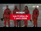 VIDEO. Les 5 infos Monde du 7 avril 2026