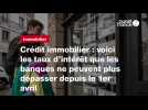 VIDEO. Crédit immobilier : voici les taux d'intérêt que les banques ne peuvent plus dépasser depuis le 1er avril
