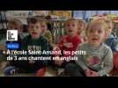 Bailleul : à l'école Saint-Amand, les petits de 3 ans commencent la journée... en chantant en anglais