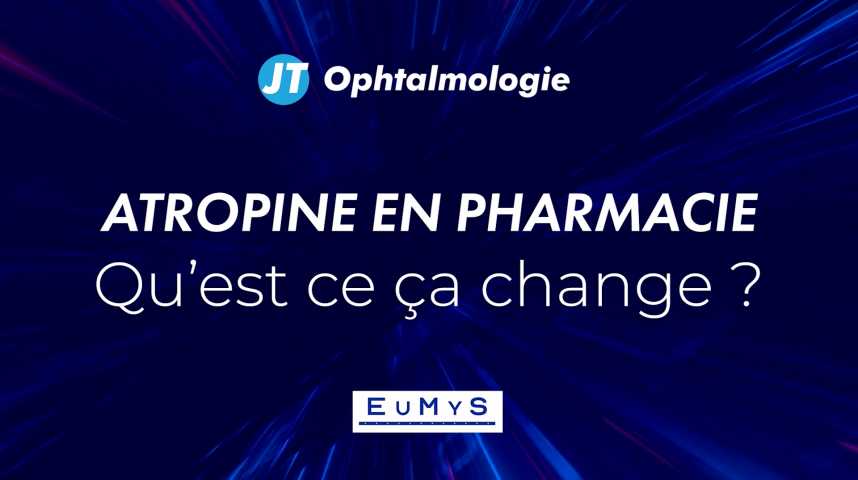 LIVE - L'atropine en pharmacie, qu'est-ce que ça change ?